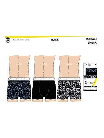 Boxer CXL By LACROIX X3 - Pack de 3