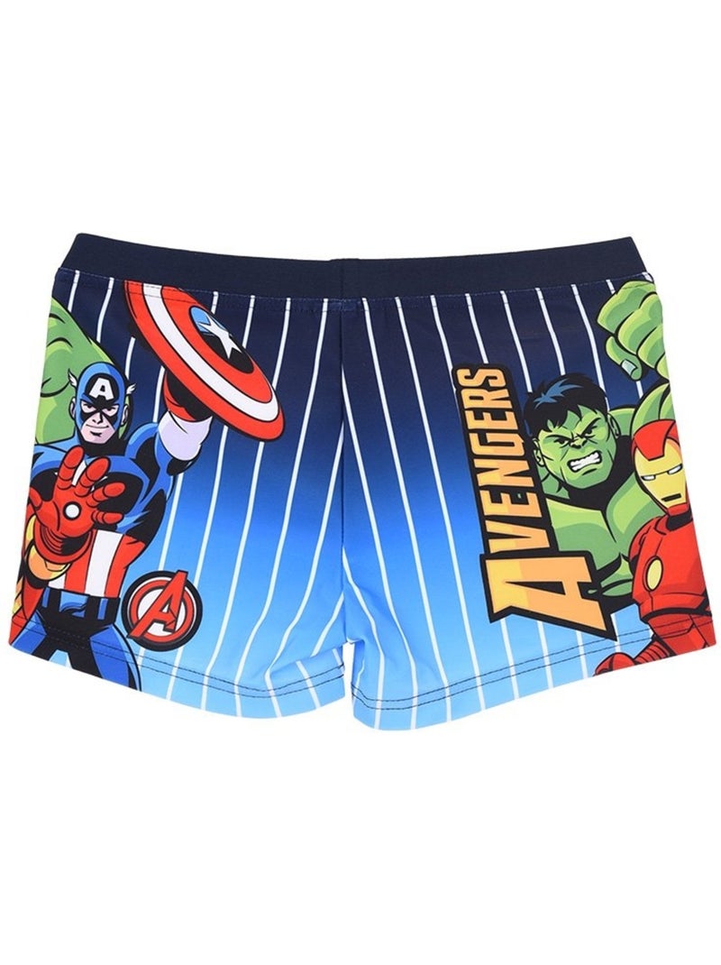 Boxer de Bain Avengers| Licence Officielle Bleu - Kiabi