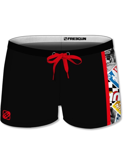 Boxer de bain enfant avec empiècement Kvibes Freegun - Kiabi