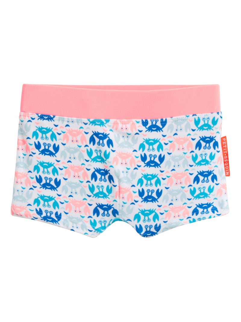 Boxer de bain enfant Clap Clap Orange - Kiabi