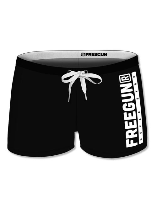 Boxer de bain enfant uni avec imprimé FG Freegun - Kiabi
