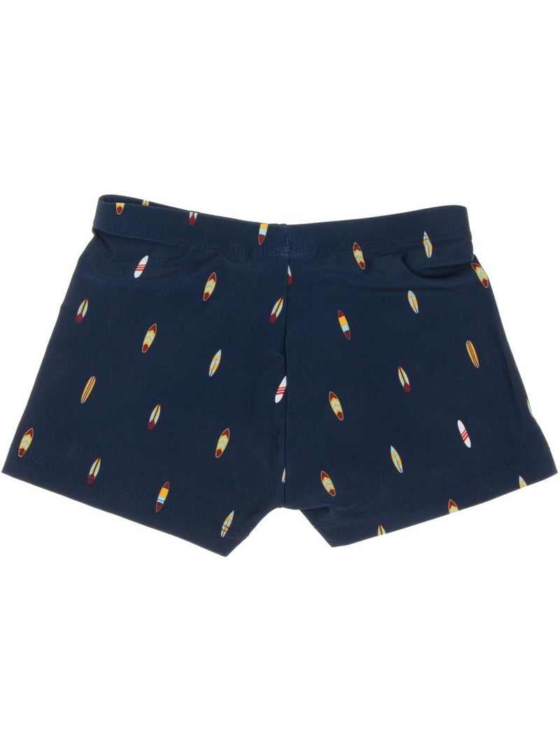 Boxer de Bain Garçon Sun project Planches Bleu marine - Kiabi
