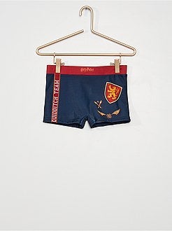 Short De Bain Harry Potter Pour Garçon - Taille 12 Ans, Motif Hogwarts, Rouge