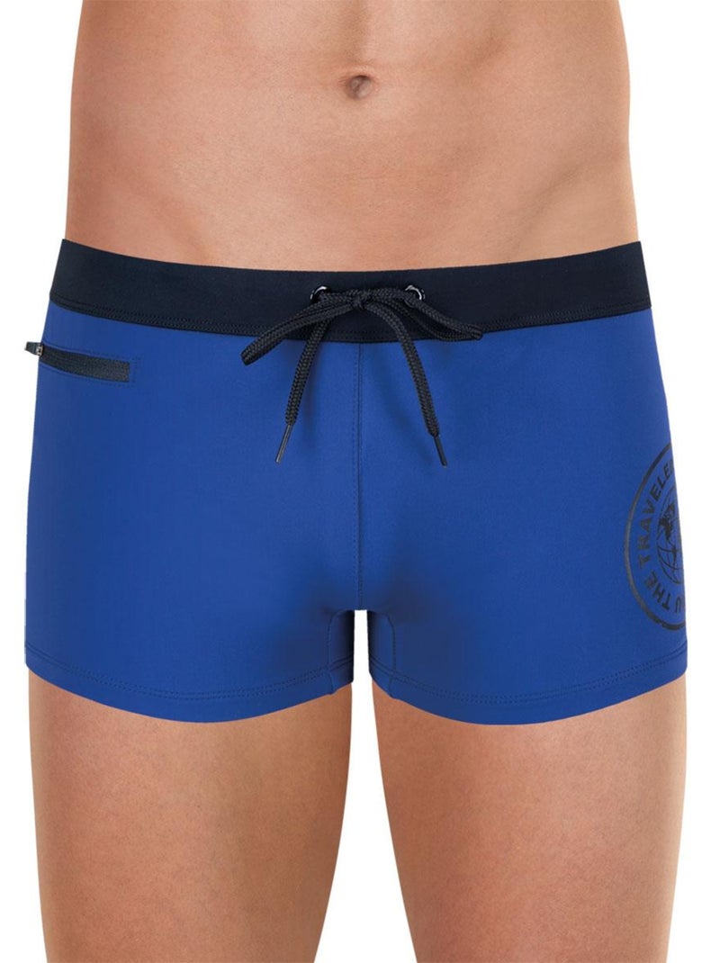 Boxer de bain homme Construction traveler Bleu - Kiabi