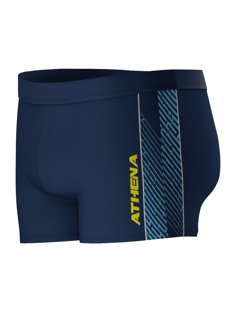 Boxer de bain homme Sport Construction Athena Bleu - Kiabi