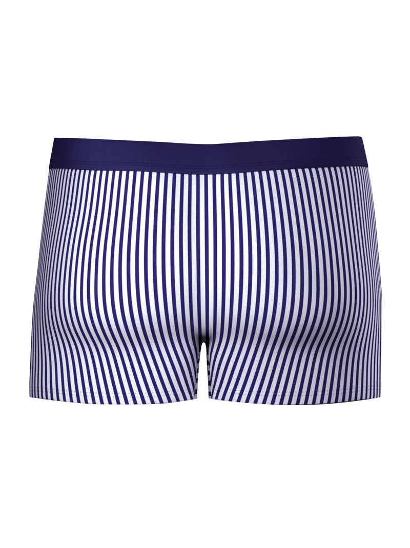 Boxer de bain homme Summer Camp Athena Blanc Bleu - Kiabi