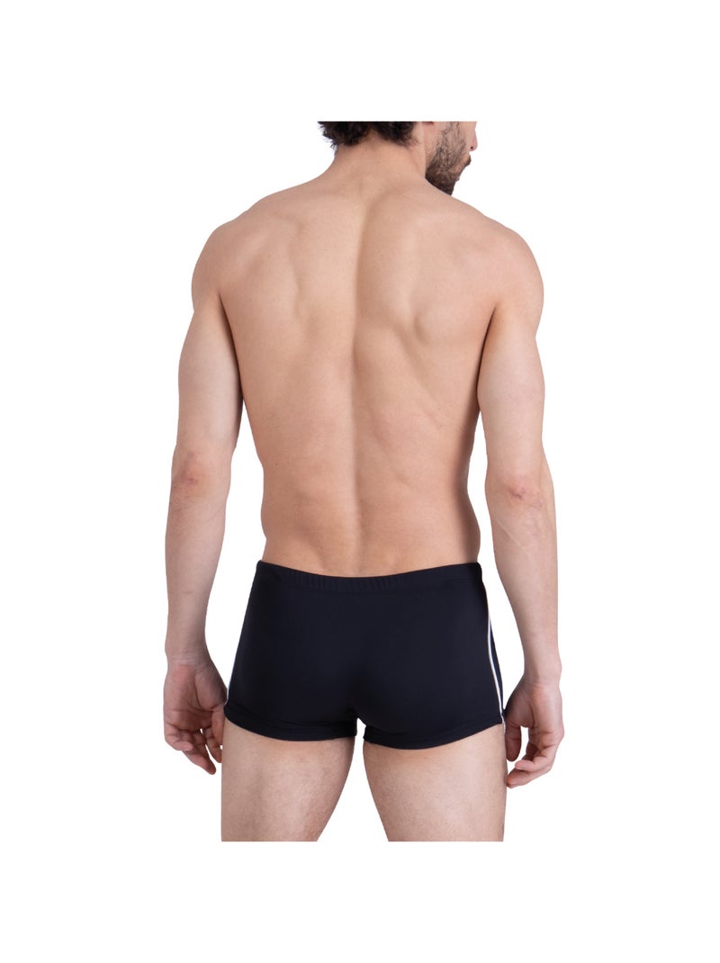 Boxer de bain homme Uni Surf Club Athena Noir Gris - Kiabi