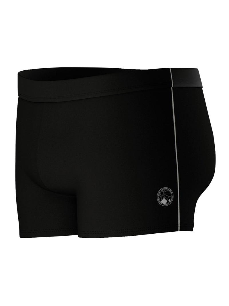 Boxer de bain homme Uni Traveler Athena Noir Blanc - Kiabi