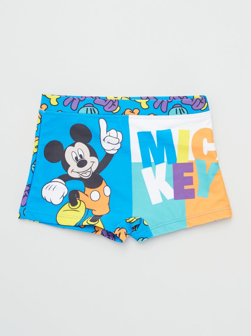 Boxer de bain 'Mickey' bleu - Kiabi