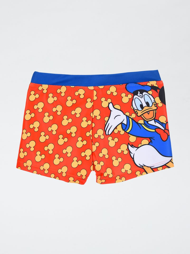 Boxer de bain 'Mickey' 'Disney' Rouge - Kiabi