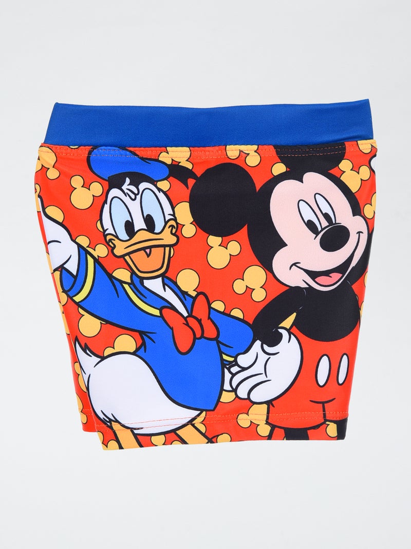 Boxer de bain 'Mickey' 'Disney' Rouge - Kiabi