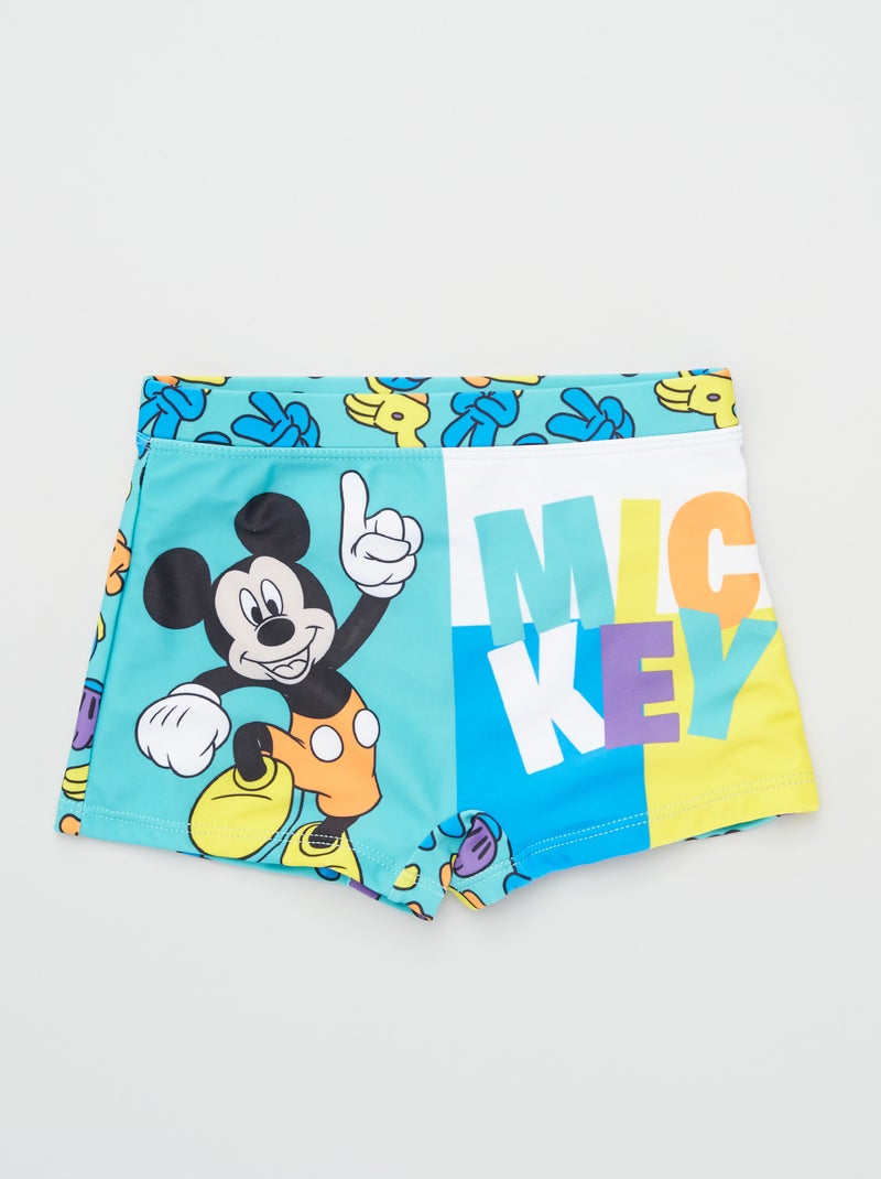 Boxer de bain 'Mickey' vert - Kiabi