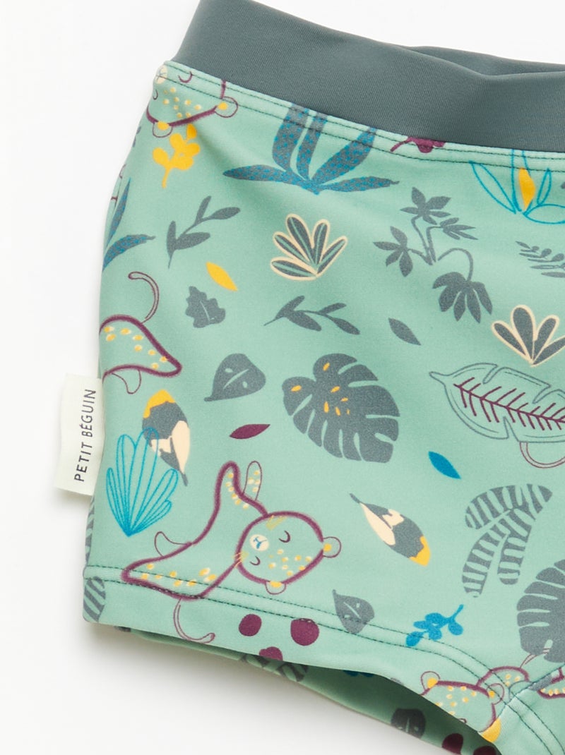 Boxer de bain 'Petit Béguin' Kaki - Kiabi
