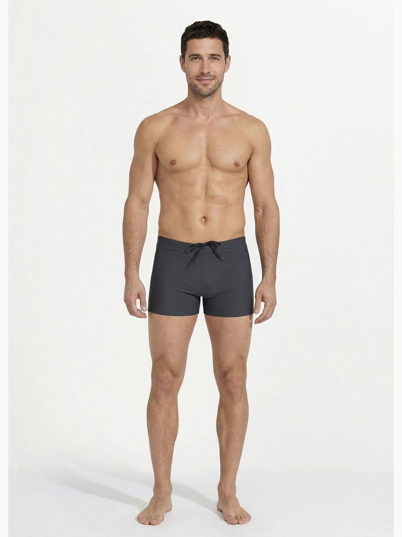 Boxer de bain piscine uni, essentiel - AFIBEL Gris - Kiabi