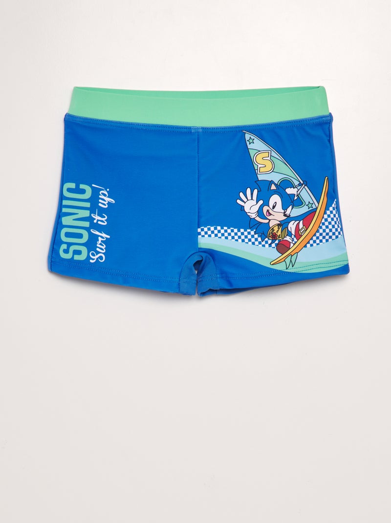 Boxer de bain 'Sonic' Bleu - Kiabi