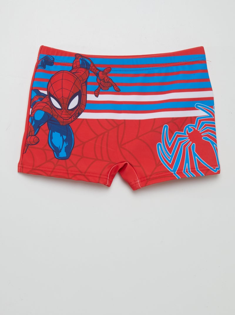 Boxer de bain 'Spiderman' Rouge - Kiabi