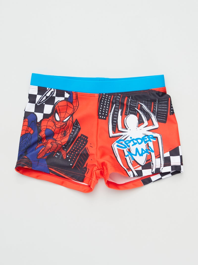 Boxer de bain 'Spiderman' rouge - Kiabi