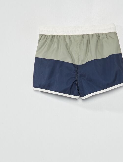 Maillot De Bain Garçon Gap Taille Jeune XXL - Shorty Rayé, Polyester, Neuf Avec Étiquette