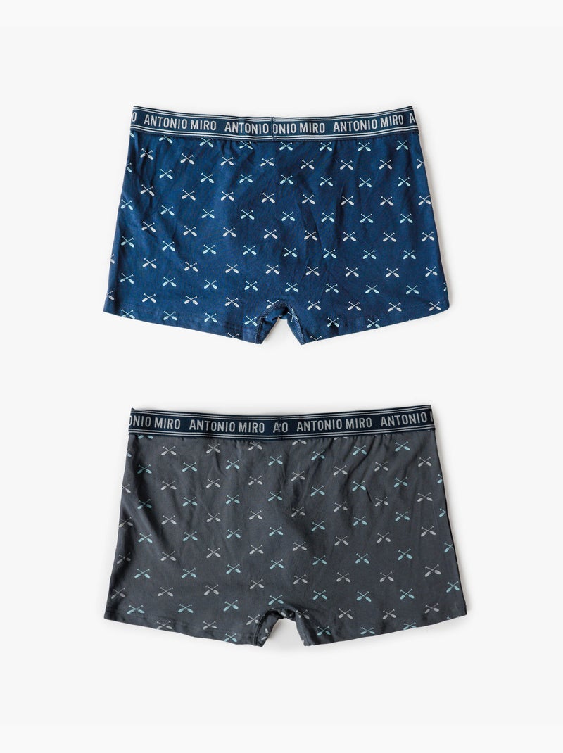 Boxer de camping pour homme ANTONIO MIRO (boîte de 2 unités) Multicolore - Kiabi