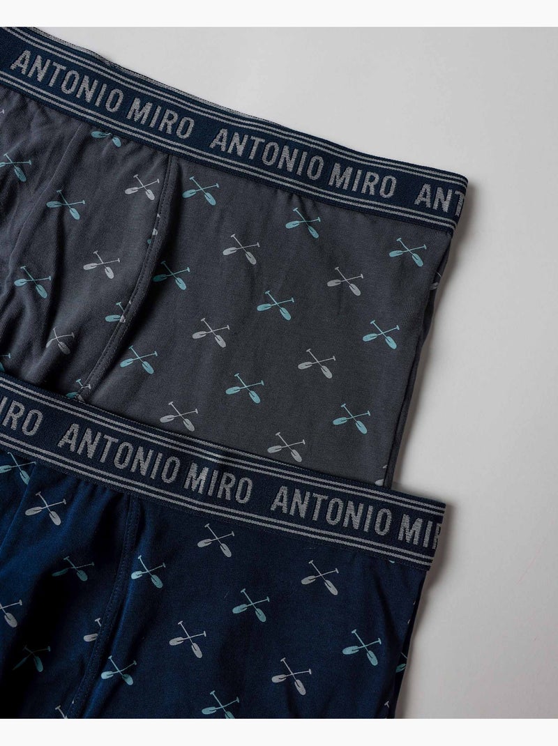Boxer de camping pour homme ANTONIO MIRO (boîte de 2 unités) Multicolore - Kiabi