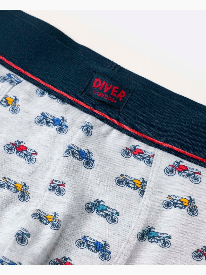 Boxer de course pour homme DIVER (boîte de 2 unités) Multicolore - Kiabi