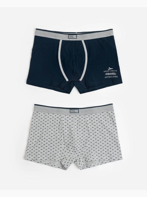 Boxer de voyage pour homme ANTONIO MIRO (boîte de 2 unités) - Kiabi