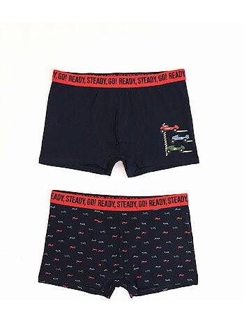Boxer DIVER pour homme à motif voitures vintage (lot de 2)
