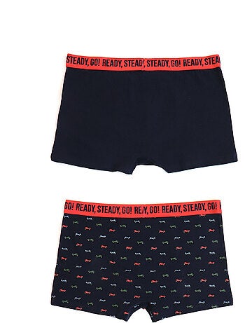 Boxer DIVER pour homme à motif voitures vintage (lot de 2)