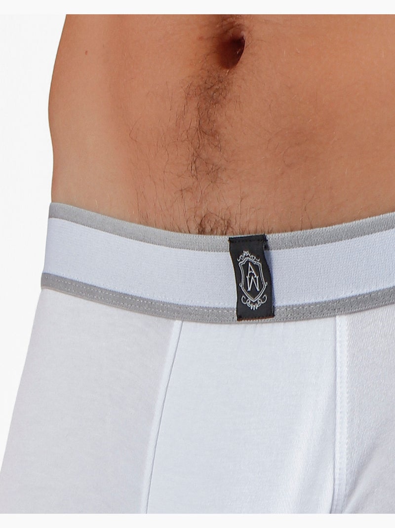 Boxer doux et chaud pour homme ADMAS Blanc - Kiabi
