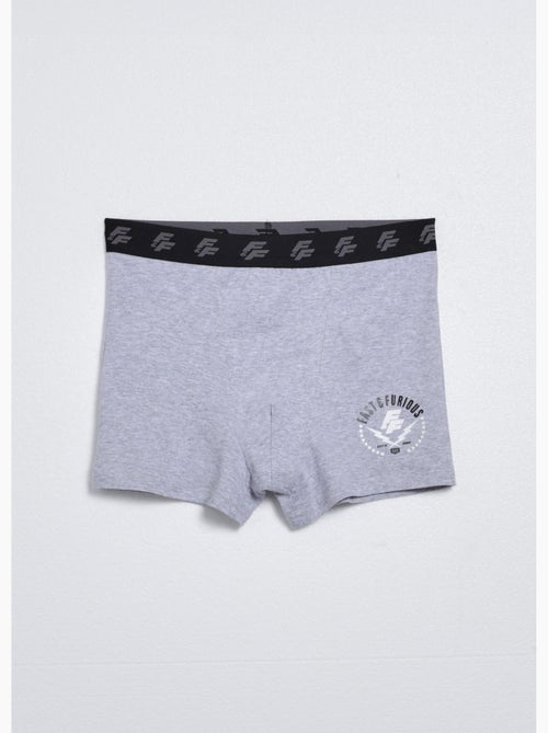 Boxer en coton, licence Fast and Furious - AFIBEL - Kiabi