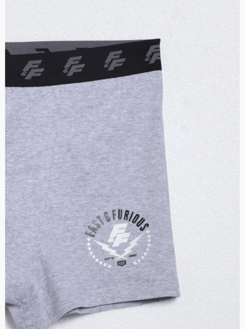 Boxer en coton, licence Fast and Furious - AFIBEL - Kiabi