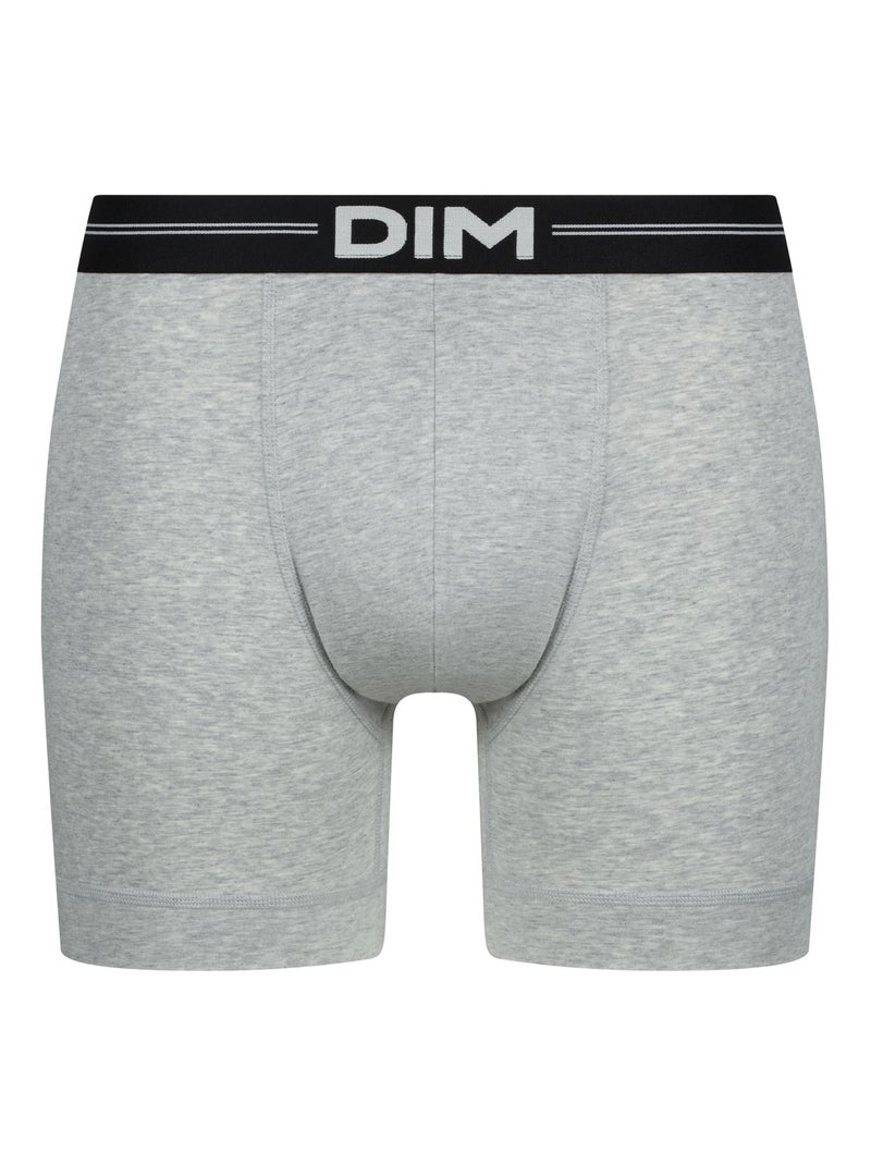 Boxer en coton modal Icons Essentiel Gris chiné - Kiabi