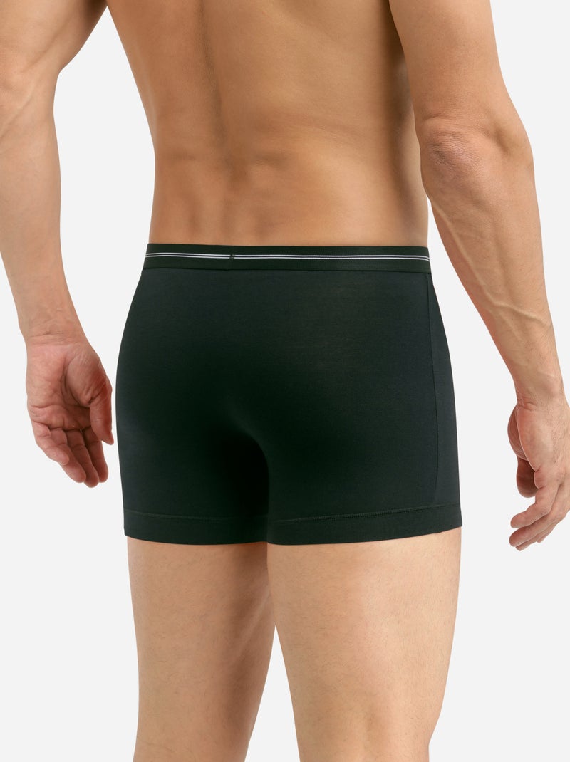 Boxer en coton modal Icons Essentiel Noir - Kiabi