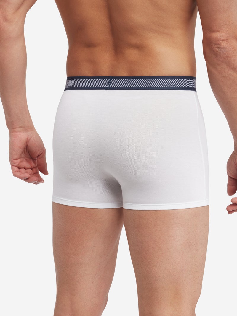 Boxer en coton modal Smart Blanc - Kiabi