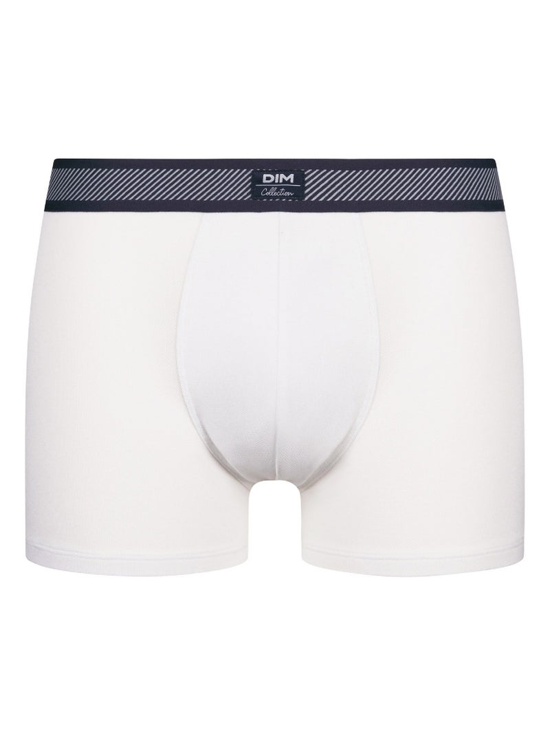Boxer en coton modal Smart Blanc - Kiabi
