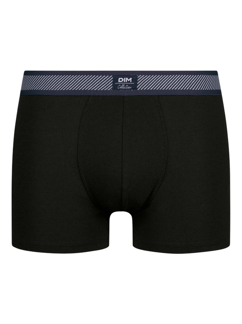 Boxer en coton modal Smart Noir - Kiabi