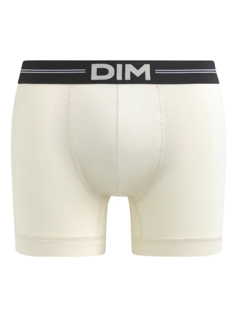 Boxer en microfibre Icons essentiel Blanc cassé - Kiabi