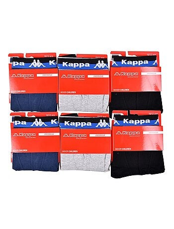 Boxer Enfant KAPPA - Pack de 6
