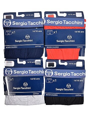 Boxer Enfant SERGIO TACCHINI Lot de 4 - Pack de 4