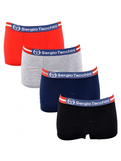 Boxer Enfant SERGIO TACCHINI Lot de 4 - Pack de 4 - Kiabi