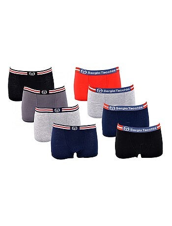 Boxer Enfant SERGIO TACCHINI Lot de 8 - Pack de 8