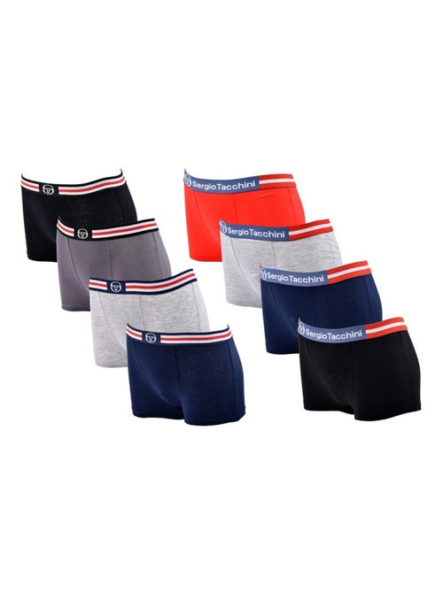 Boxer Enfant SERGIO TACCHINI Lot de 8 - Pack de 8 - Kiabi