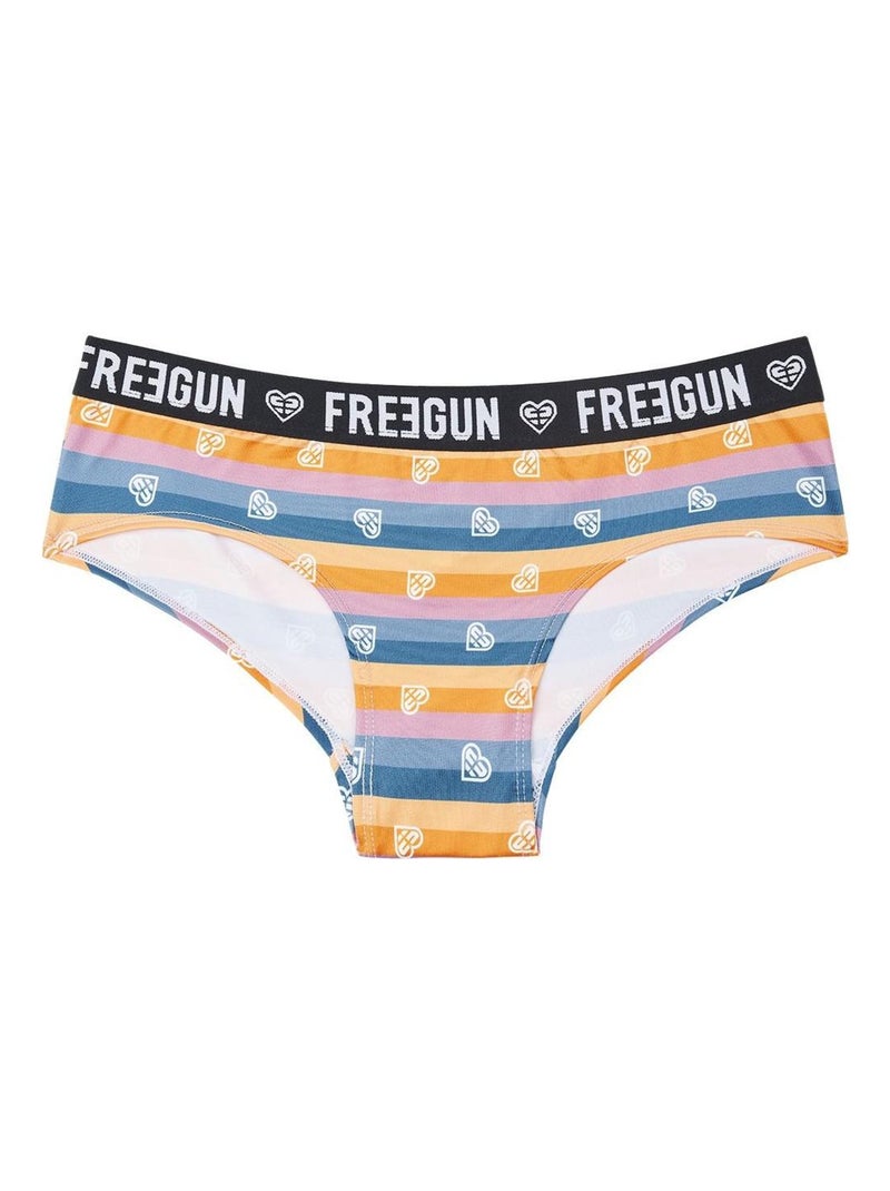 Boxer femme Arc Freegun Orange - Kiabi