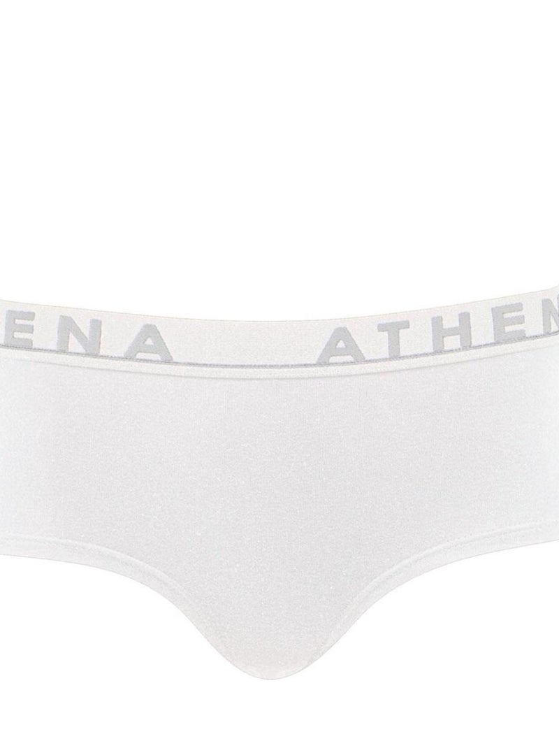 Boxer femme Color Blanc - Kiabi