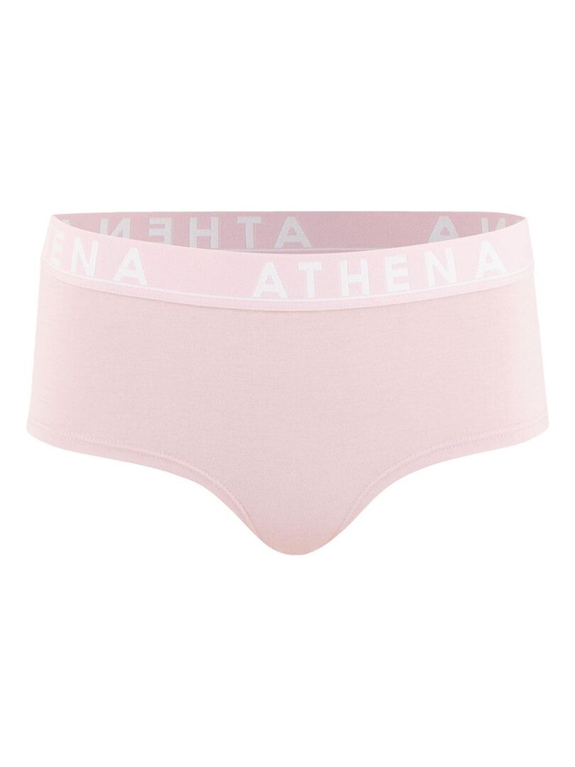 Boxer femme Easy Color Rose - Kiabi