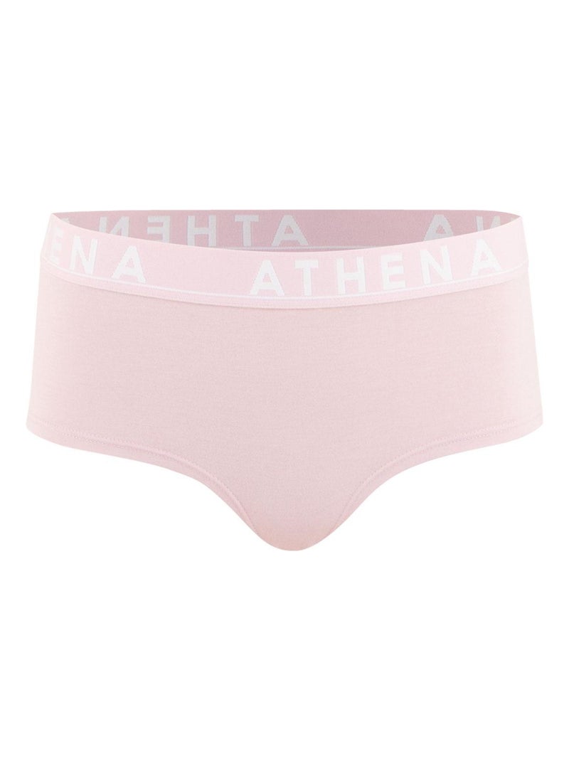 Boxer femme Easy Color Rose - Kiabi