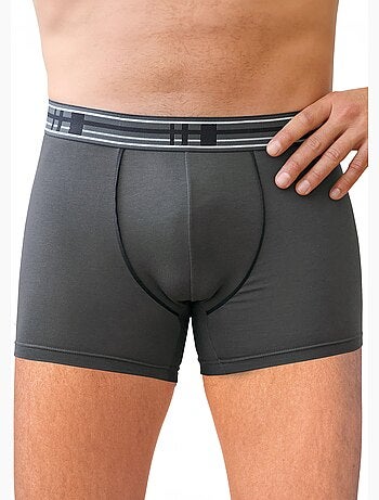 Boxer fermé coton stretch - lot de 2 - Afibel