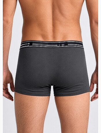 Boxer fermé coton stretch - lot de 2 - afibel