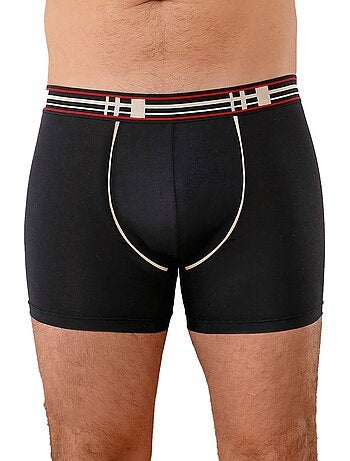 Boxer fermé coton stretch - lot de 2 - Afibel