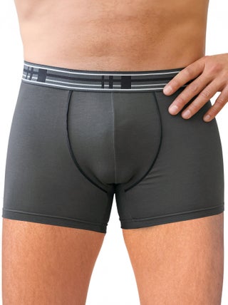 Boxer fermé coton stretch - lot de 2